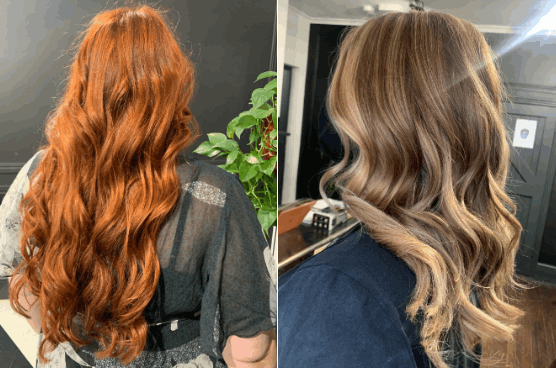 Senior hair stylist Rawinia at Brownz Beauty & Ink hair salon in Minchinbury, Western Sydney