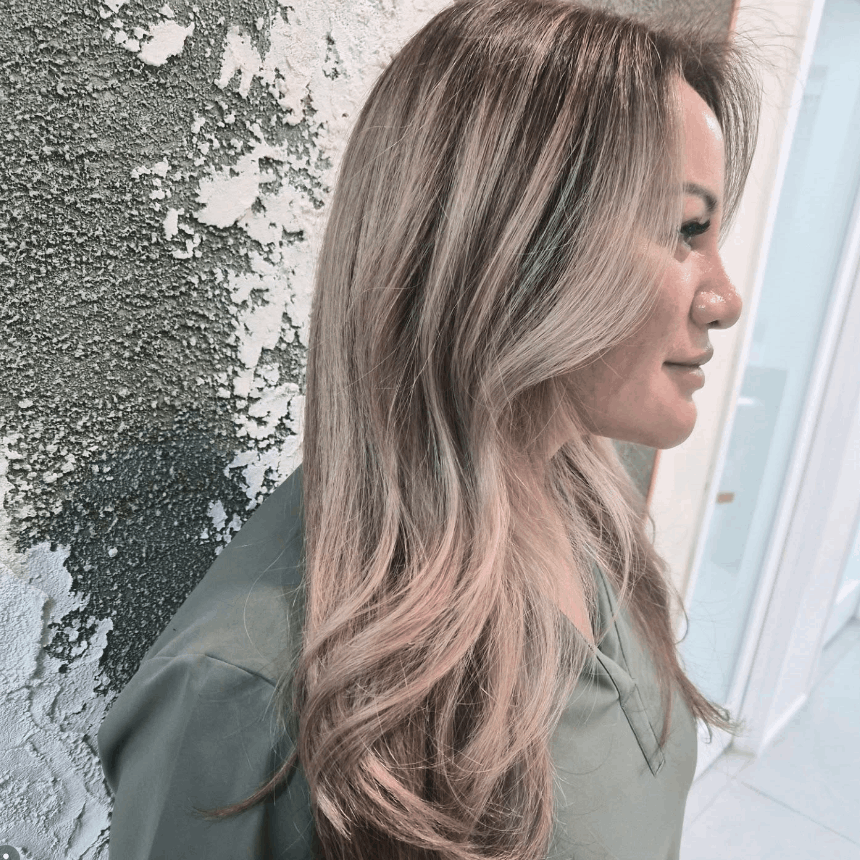 Blonde balayage and hair colour transformation by our Minchinbury hair salon in Western Sydney